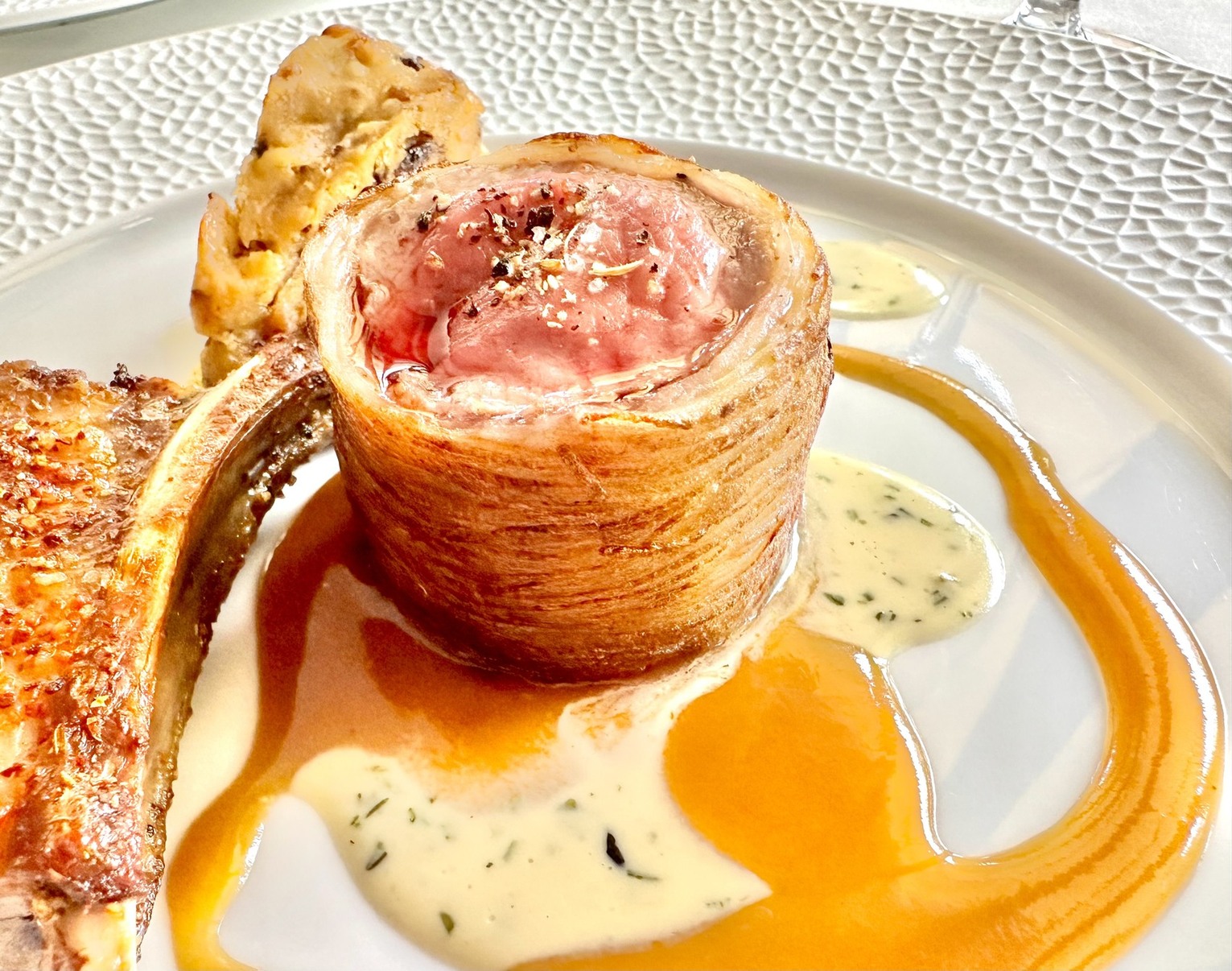 'O Pulecenellaのディナー料理